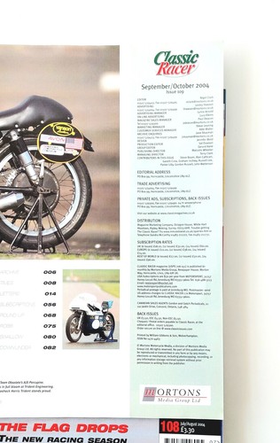 Classic Racer Magazine 2004 Issues 105-109 | Missing November-December - Picture 4 of 4