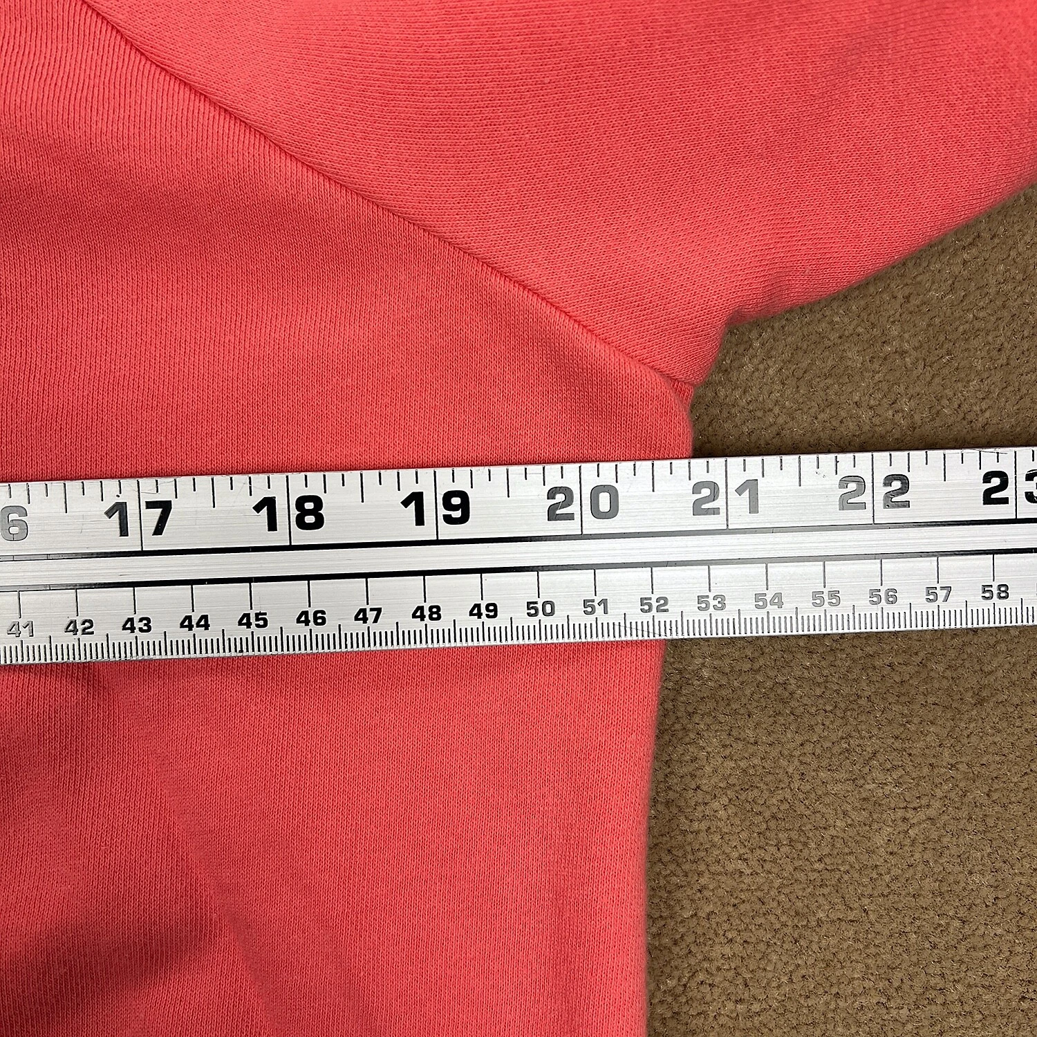 VETEMENTS Felpa Under Armour donna piccola rossa sciolta con cappuccio pullover pile coulisse