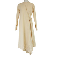 Kleid JOSEPH Beige Damen Maxikleid Kleid Lang Blusenkleid Hemdkleid Oversize Neu