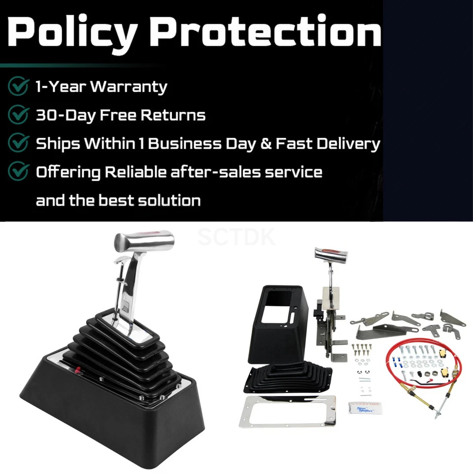 For B&M 80675 Automatic Shifter StarShifter For GM TH400/TH350/TH250/TH200 - Image 2 of 4