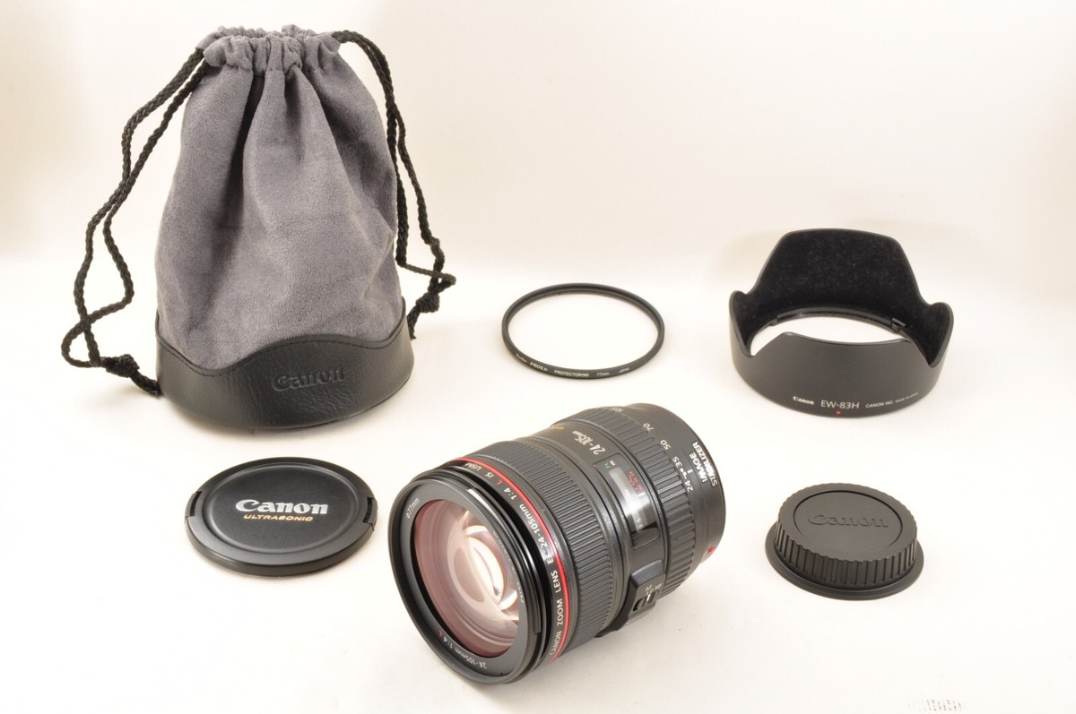 Canon EF 24-105mm f/4 L IS USM ULTRASONIC Zoom Lens w/Hood