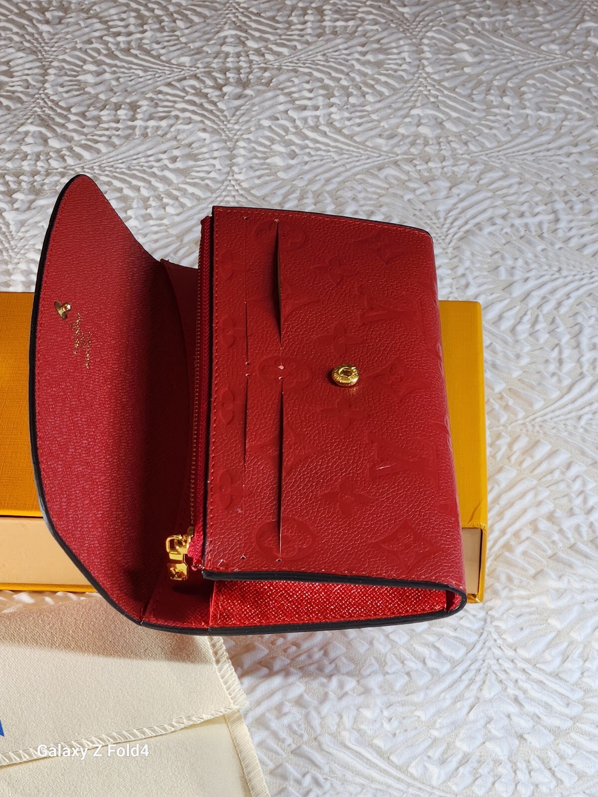 Louis Vuittons Women's Wallet. Red! New! Flawless! eBay