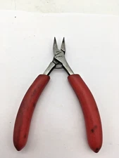 Snap-on E713BCG 5” Electronic Needle Nose Pliers W/Spring Cushion Grip Handles