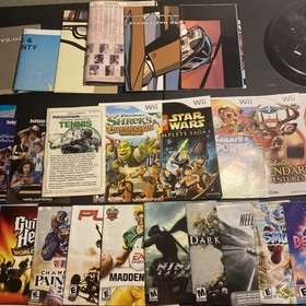 Lot Of 55 Mixed Lots Of Manuels/Game Maps (Intellivision,DS,PS3,Ps1,etc.)