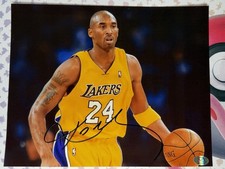 Foto firmata Kobe Bryant 'Black Mamba' Los Angeles Lakers 8x10 con certificato di autenticità
