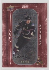 2023-24 Upper Deck Series 1 200' x 85' Red 60/99 Clayton Keller #DM-100 11pa