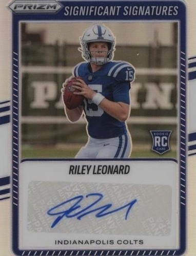 2025 Panini Prizm Significant Signatures Riley Leonard Auto Silver