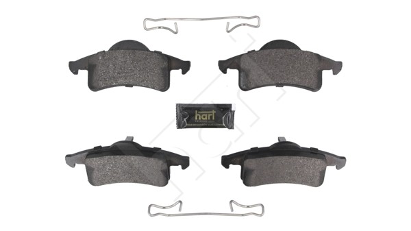 Hinterachse Hart 262 198 Bremsbelagsatz, Scheibenbremse FüR Jeep-image