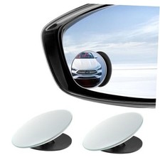 2 PCS Blind Spot Mirrors,Round HD Glass Convex 360  Wide Angle Side Rear View