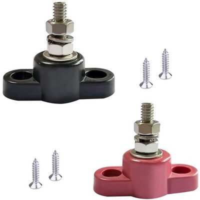 3/8'' M10 Single Stud Junction Block 250A Bus Bar Power and Ground Terminal
