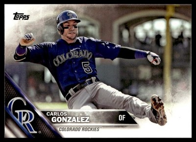 2016 Topps Carlos Gonzalez Colorado Rockies #683