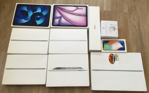 Apple iPad(8) iPhone (1) iWatch (1) Google (1) Set of 11 Empty Boxes Great Cond. - 第 4/24 張圖片