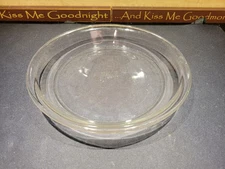 Vintage PYREX 11in Clear Pie Dish Pre-1975
