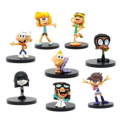 The Loud House Figure 8 Pack Lily Lincoln Clyde Lori Leni Lucy Lisa Luna New