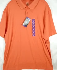 Members Mark-Mens Performance Polo Shirt-2XL XXL-Coral/Orange-NEW w/Tags! GOLF