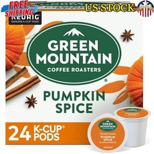 Pumpkin Spice Coffee Pods K-Cup Light Roast 24 Count Recyclable Keurig New