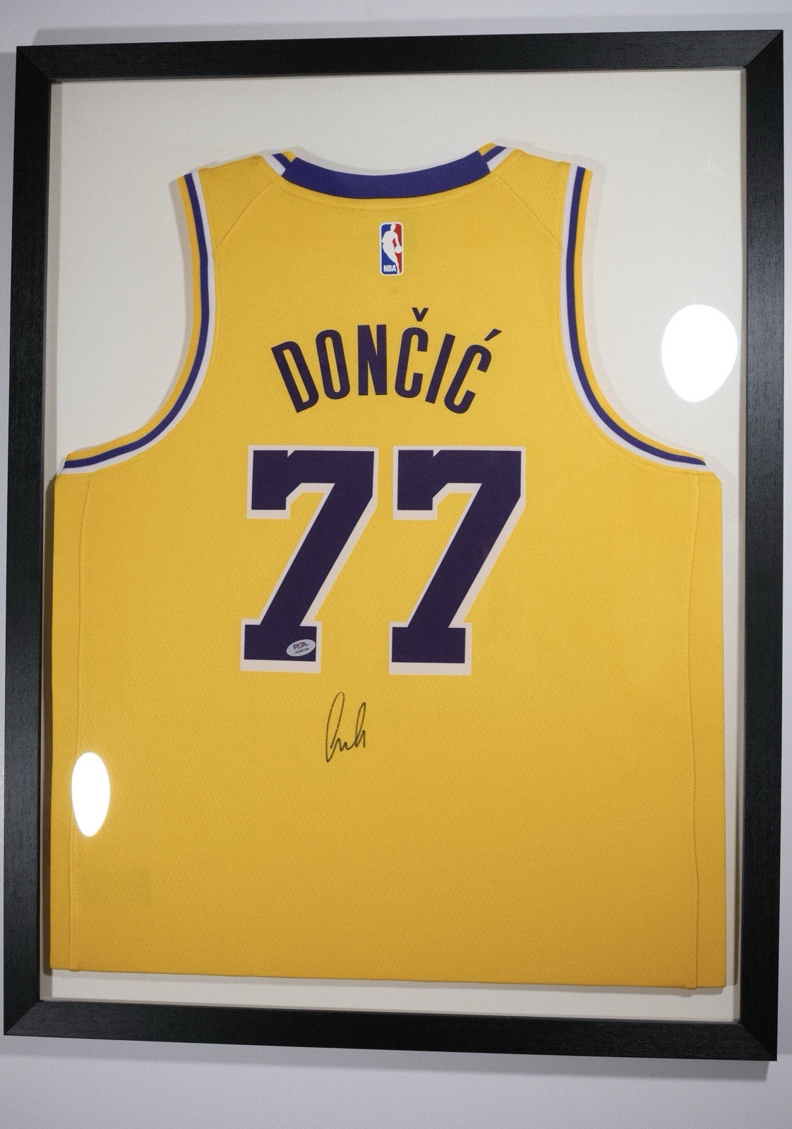 Don i Autographed Signed Luka Doncic Los Angeles Lakers Authentic Jersey (PSA) 