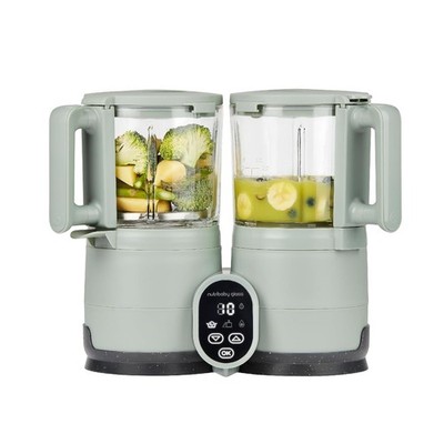 Babymoov Nutribaby Glass Green Celadon - Babynahrungszubereiter aus Glas und Ede