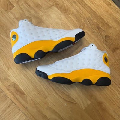 Nike Air Jordan 13 Retro Del Sol 414571 167 Size 10 OG XIII White Yellow NEW