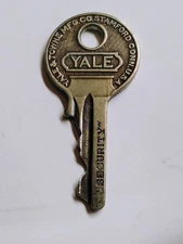 Beautiful Vintage Yale Security Key#NE 708. Key Is In Excellent Condition.