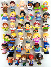 Lot of 35 Different Fisher Price Little People Figures PVC