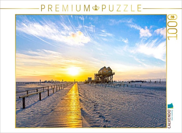 Calvendo Puzzle Sunset Mood | 1000 Pieces, Finished Size 25.2 × 18.9 In (64 × 48-image