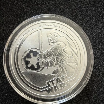 2026 1 oz Silver Star Wars Darth Vader Coin Niue .999 - Image 1 of 4