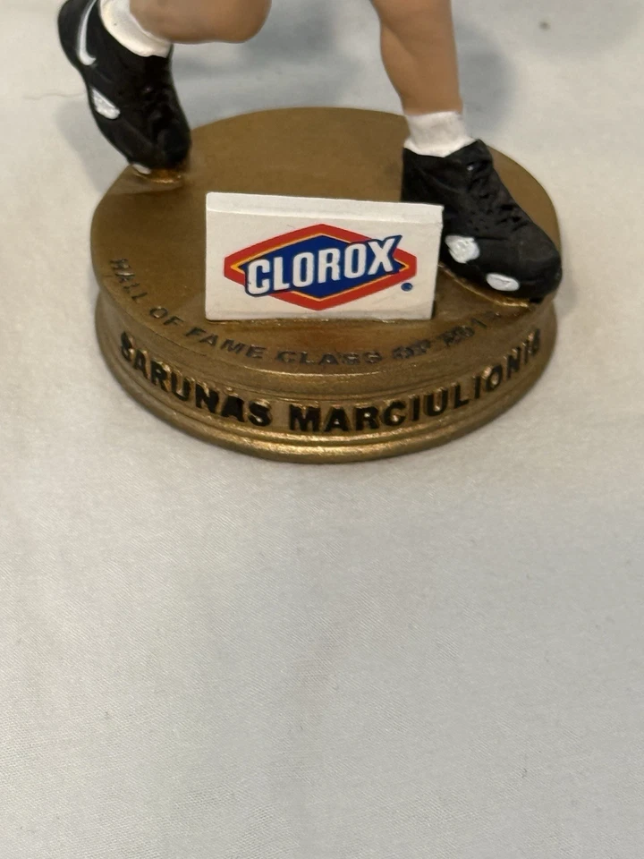 SARUNAS MARCIULIONIS GOLDEN STATE WARRIORS BOBBLEHEAD CLASS OF 2014 SGA NO BOX - Image 3 of 3