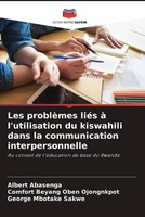 Albert Abasenga (U. A.) | Les ProblèMes LiéS à L'utilisation Du Kiswahili...