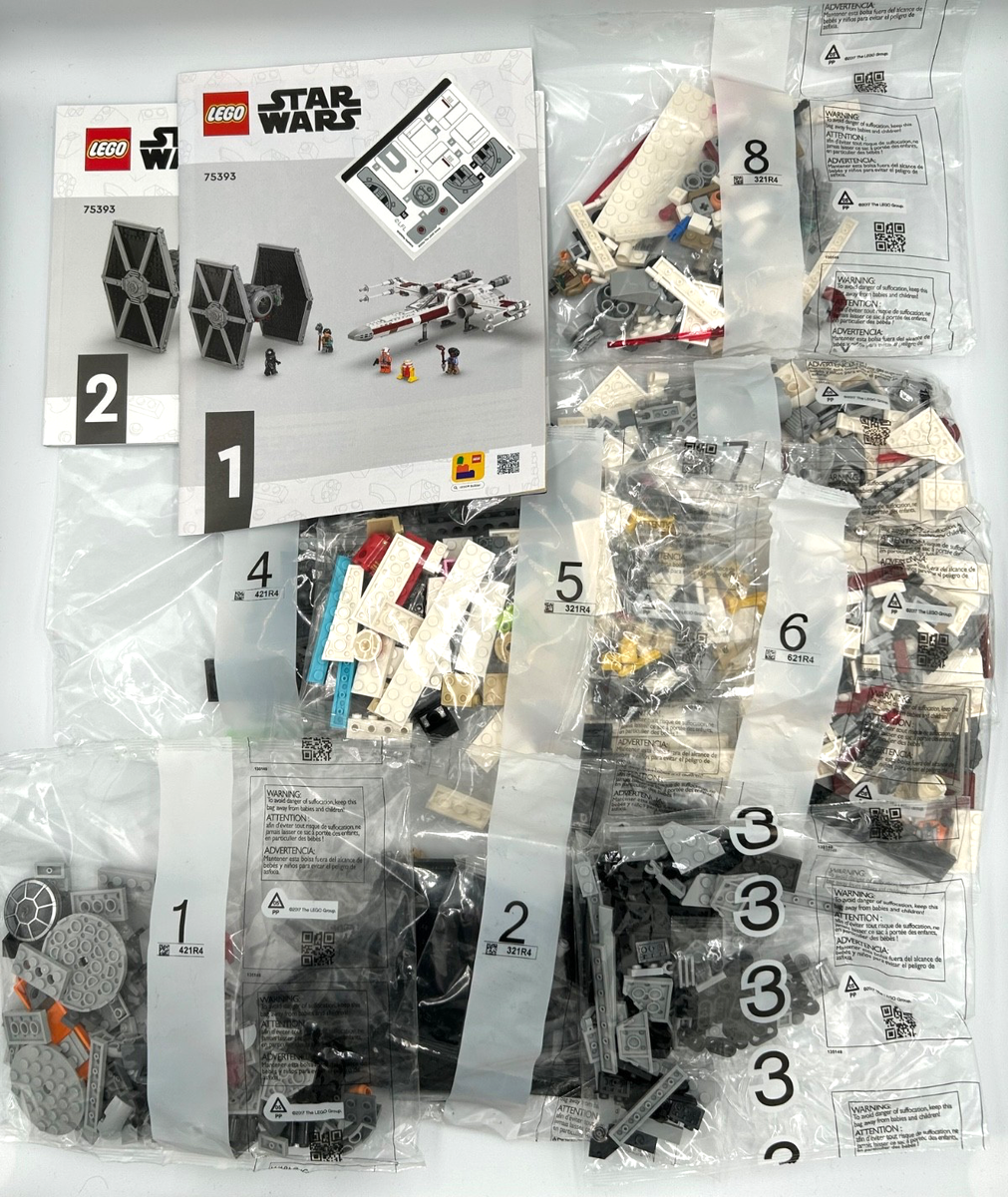 kyi024ページ ご確認用 LEGO Star Wars 75393 TIE Fighter & X‑Wing Mash‑up Sealed Bags