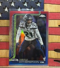 2025 Topps Chrome Football - DEVON WITHERSPOON #277 RED WHITE & BLUE