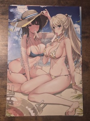 11 X 16.5 Inches Anime Waifu Poster Kantai Collection Atago Takao