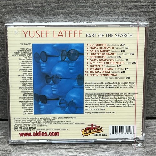 Yusef Lateef - Part of The Search CD Collectables Jazz Classics - Picture 4 of 4