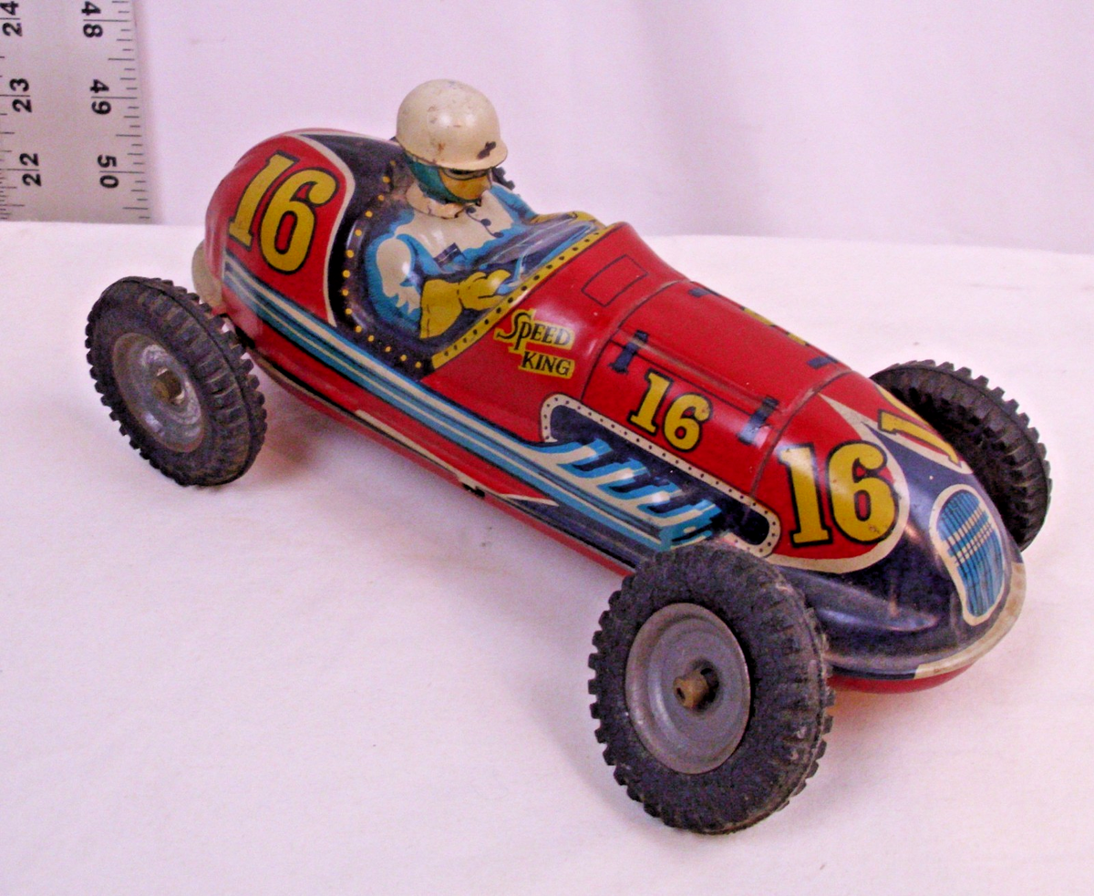 トイカー レッド SPEED KING Superior 08 16 SPEED KING OPEN WHEEL RACE CAR TIN FRICTION TOY JAPAN | eBay