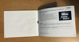 Super Mario Bros. / Duck Hunt - Nintendo NES - Instruction Manual Booklet Only