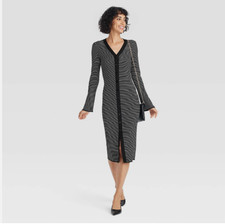 Bell Sleeve Midi Sweater Dress Sz Small NWT - A New Day