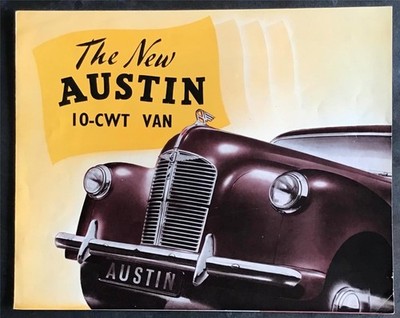 AUSTIN A40 10 cwt Van Sales Brochure c1948 #415/B