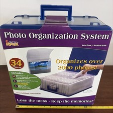 Cropper Hopper Photo Organization System Stores 2000 34 Pieces. New.