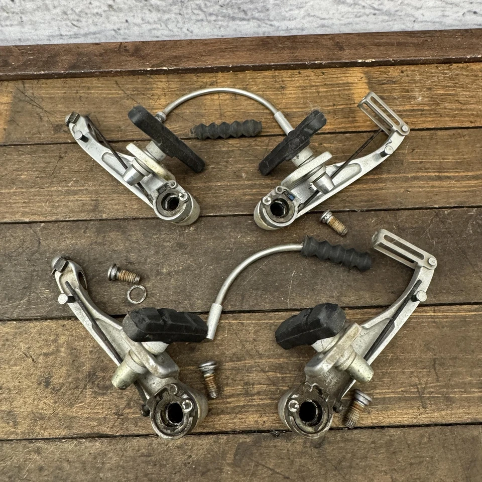 Shimano Deore BR-M600 Parallel V-Brake Set Front Rear Japan Silver MTB Vintage - Image 3 of 4