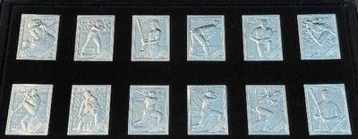 1988 Topps Gallery of Champions Aluminum Baseball Mini-Cards (You Pick the Card)