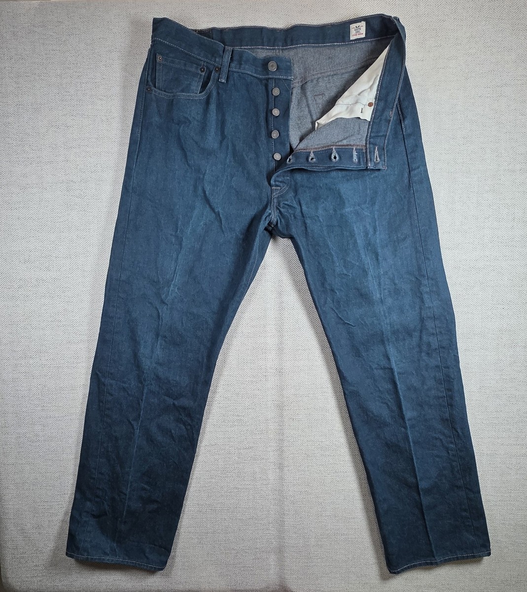 Levi's 501 White Oak Cone Denim Jeans Mens 38x32 Made in Mexico