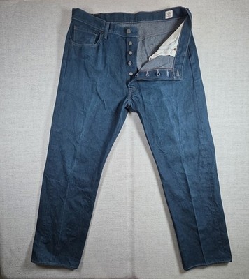 リーバイス 501 WHITE OAK CONE DENIM 38 Levi's 501 White Oak Cone Denim Jeans Mens 38x32 Made in Mexico