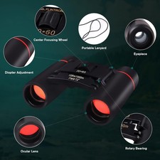 Flintronic Compact Mini Binoculars 30 x 60 HD Waterproof Portable, Foldable