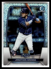 2023 Bowman Chrome #28 Jonathan Aranda Mojo Refractors