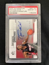 2003 SP AUTH SIGNATURE GOLD ROOKIE AUTO #AS-DY DWYANE WADE PSA 10 GEM MINT