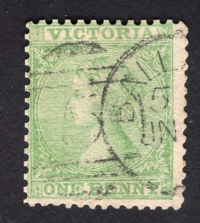 Australia 1864 Stamp SG#108 used CV=11 9$
