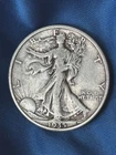 1935-S Walking Liberty Silver Half Dollar Circulated 50C Uncertified US Coin 133