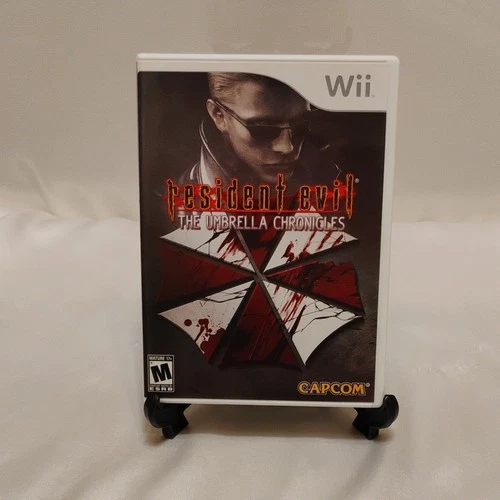 Capcom Resident Evil: The Umbrella Chronicles Nintendo Wii Manual Multiplayer M