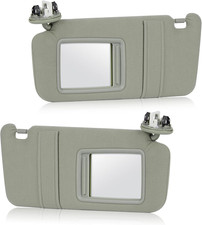 Driver  Passenger Sides Sun Visor with Light Fit for Toyota Camry Only Fit Mod