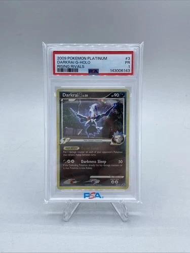 Pokemon Platinum Darkrai G Holo Rising Rivals #3 Psa 1 Pop 3
